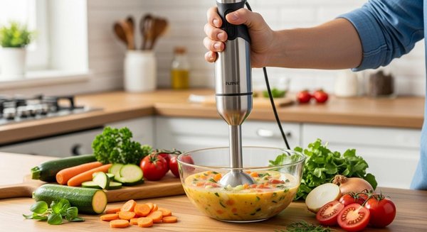 Mixeur plongeant : l'allié indispensable pour réussir toutes vos recettes maison